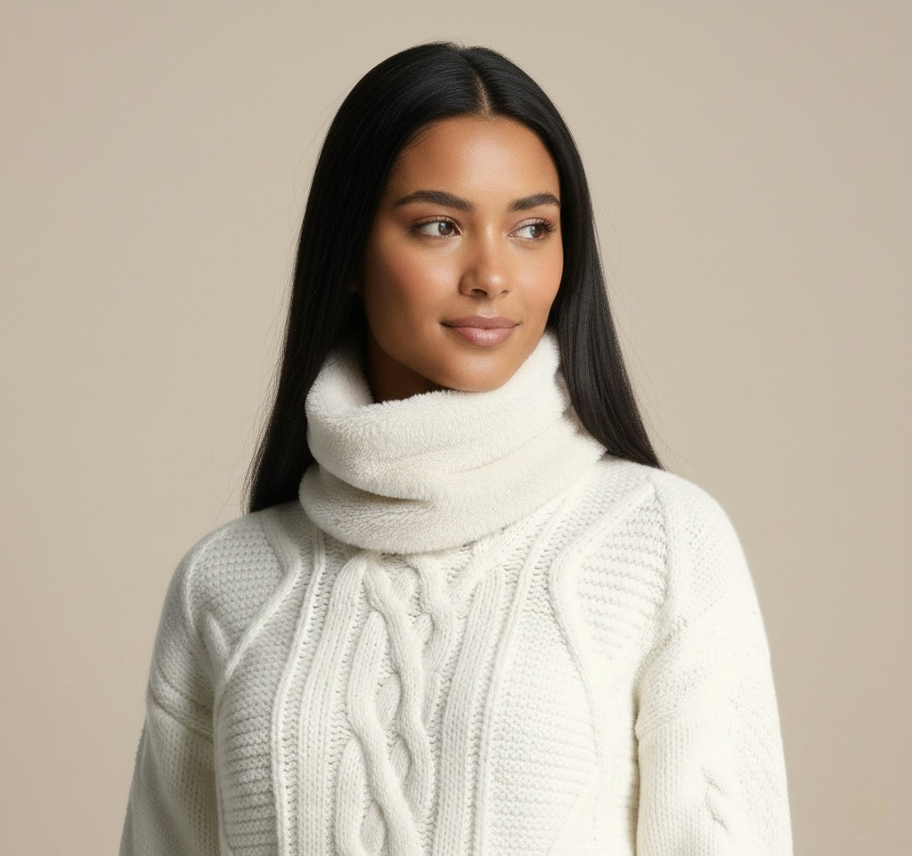 Cache-cou Hiver Moumoute - Duvet chaud et Délicat