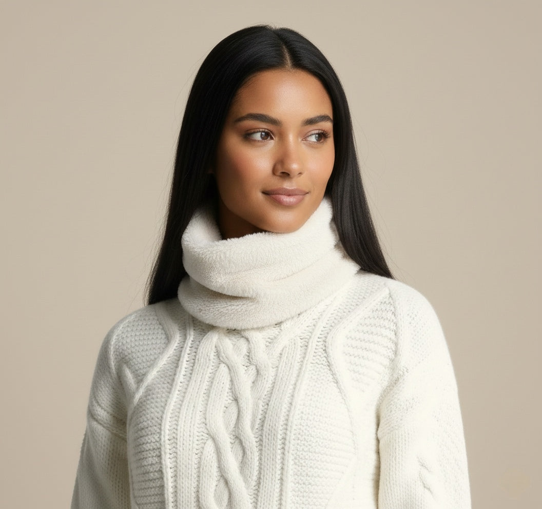 Cache-cou Hiver Moumoute - Duvet chaud et Délicat